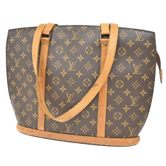 LOUIS VUITTON BABYLONE Shoulder Bag Monogram Leather Brown France - Picture 1 of 16